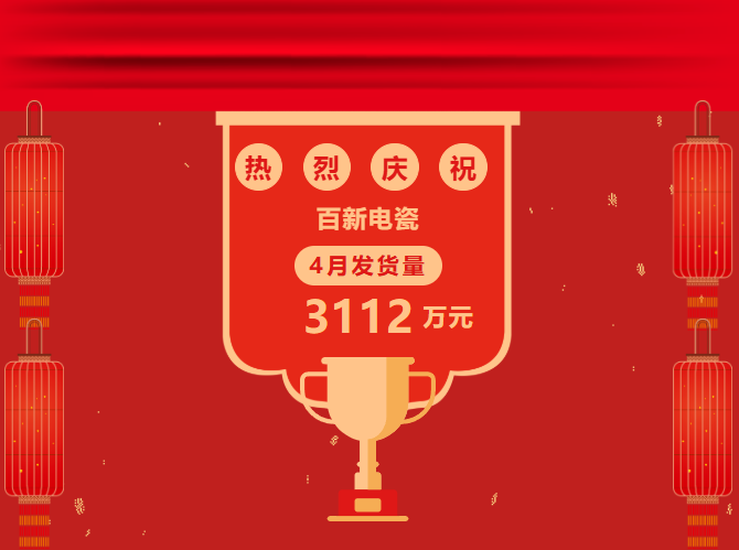 破记录 | 百新电瓷4月发货量创历史新高