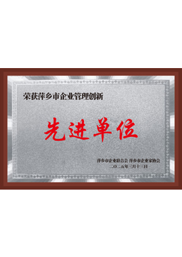 萍乡市企业管理创新先进单位